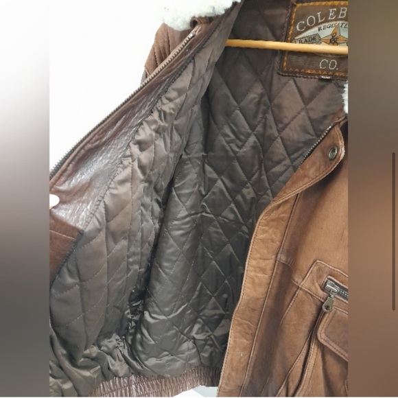 🚨🚨SOLD🚨🚨Vintage 90's Men's Aviator Style Jacket - Picture 4 of 12
